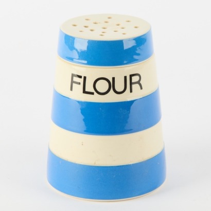 A Judith Onion Cornish Kitchenware Flour Shaker