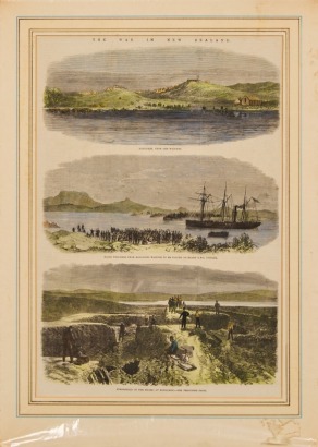 The Waikato Land Wars Lithograph