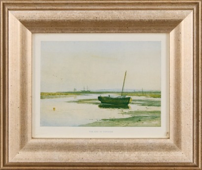 The Exe at Topsham Framed Lithograph
