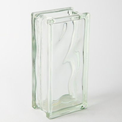 A Mid-Century West German Block Glass Vase
