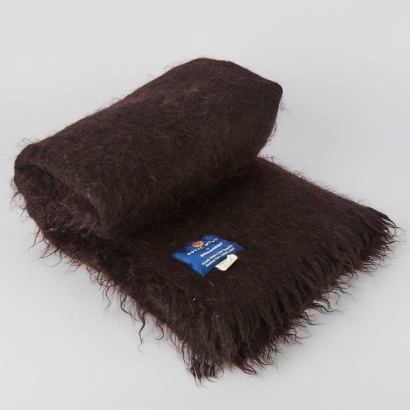 A Royal Wool Mohair Throw