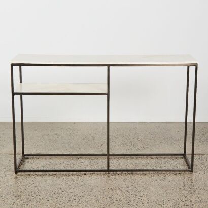 A Marble Tiered Hall Table A/F