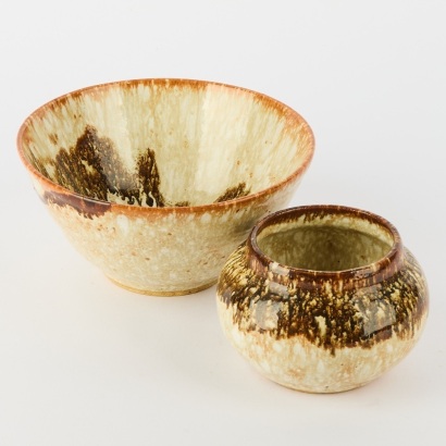 A Pair of Len Castle Bowls