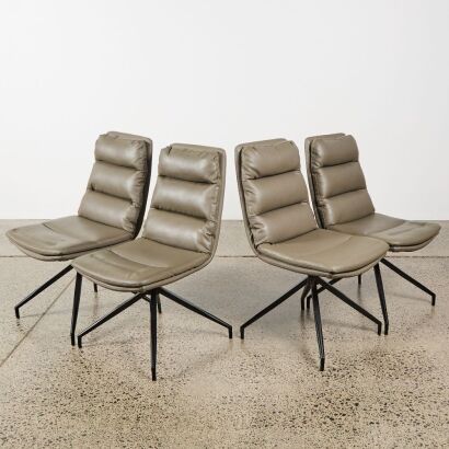 A Set of Four MCM chairs