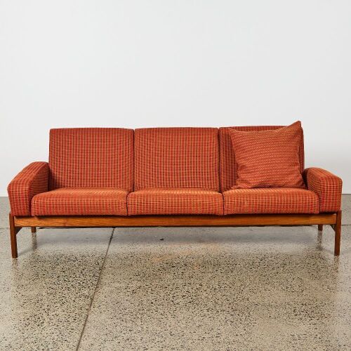 A Rare Danish Mid Century Sofa by Illum Vikiels For Mhm Denmark Circa 1960's