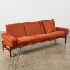 A Rare Danish Mid Century Sofa by Illum Vikiels For Mhm Denmark Circa 1960's - 2