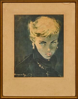 A Mid-Century Fashion Illustration