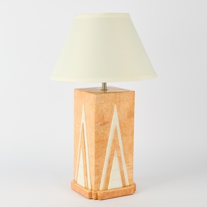 An Italian Travertine Lamp