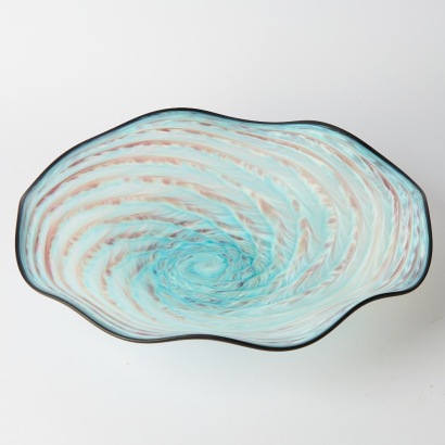 A Signed Justin Culina Shell Platter