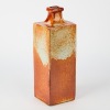 A Len Castle Slab-Built Bottle in Shino Glaze (Professional Restoration)