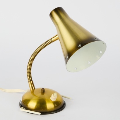 A Mid-Century Gooseneck Desk Lamp