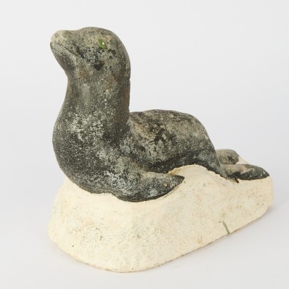 A Vintage Miniature Concrete Seal