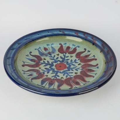 A Large Jill Totty-Lucas New Zealand Phoenix Pottery Bowl