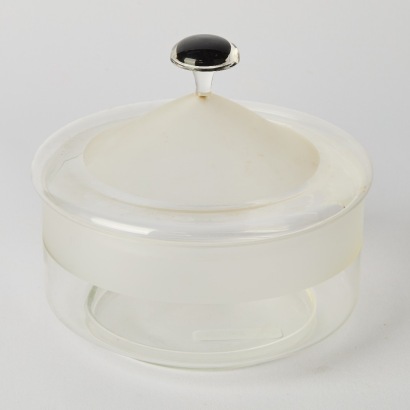 A Handmade Glass Lidded Dish