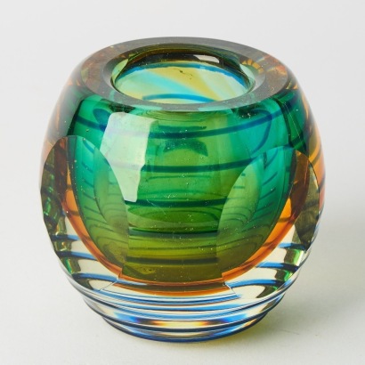 A Small Murano Style Art Glass Vase