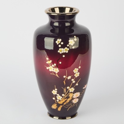 A Vintage Japanese Cloisonne Vase