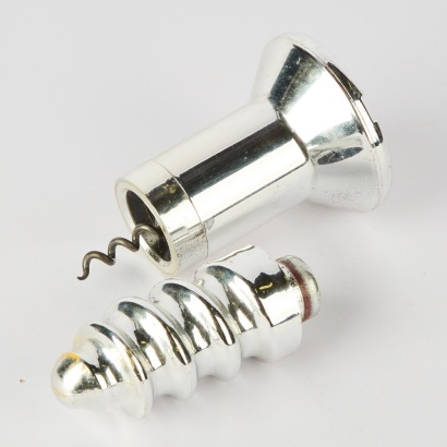 A Large Chromed Corkscrew by The Ultimate Gilt Co Ltd, England, 1980s