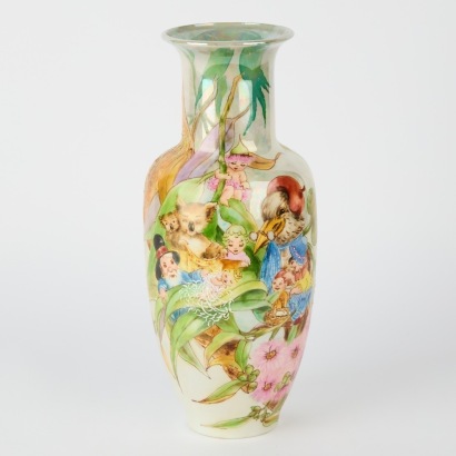 An Australian Porcelain Vase by Barbara Loader