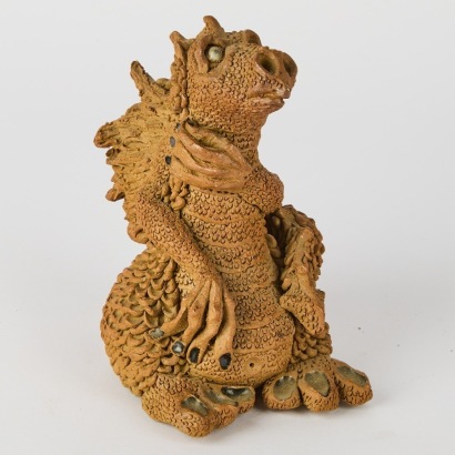 A 1970s New Zealand Pottery Dragon