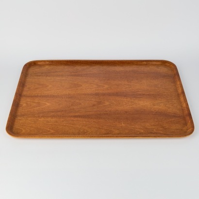 A Mid-Century Mahogany Veneered Tray
