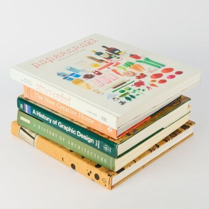 A Collection of Five Books About Design