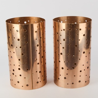 A Pair of 1960 New Zealand Anodised Light Pedants