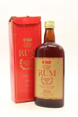 (1) CSR General Manager's Reserve Rum, Australia, 75.9% ABV, 750ml, Circa. 1960s (GB)