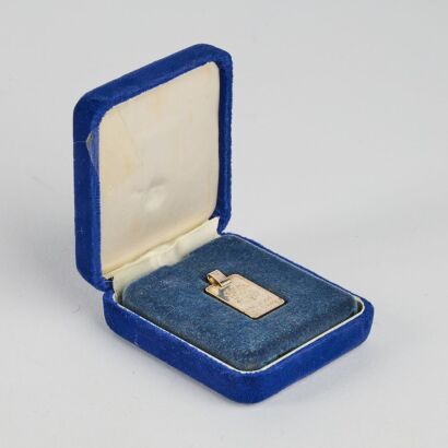 An Engelhard Australia Fine Silver Ingot Pendant