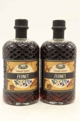 (2) Antica Distilleria Quaglia Fernet Liquore, Italy, 40% ABV
