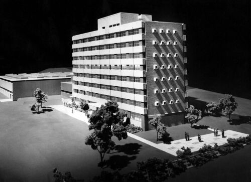 MAX DUPAIN Model of the new Civil Engineering School Building at the University of N.S.W.