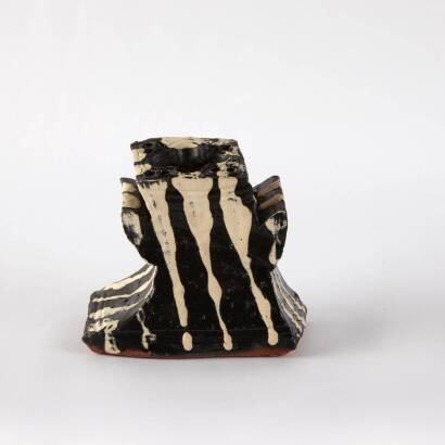 Small Black Winged Vase, 2006