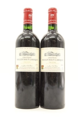 (2) 2000 Chateau Moulin Haut Laroque, Fronsac