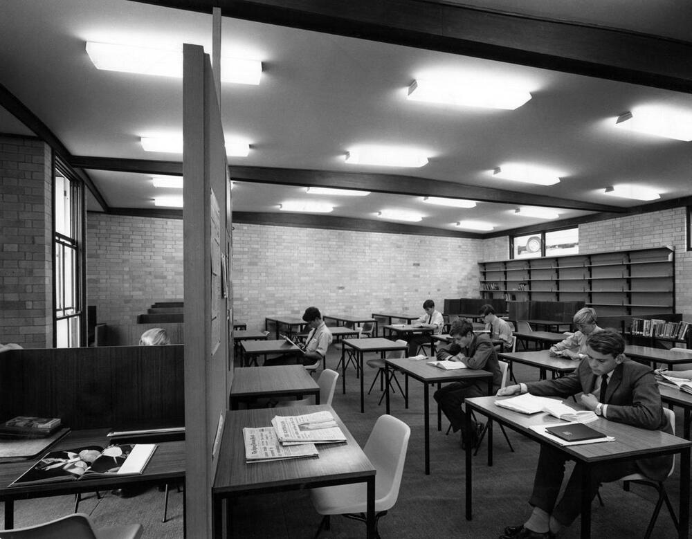 MAX DUPAIN The Sixth Form reading area of the John Mansfield Library at ...
