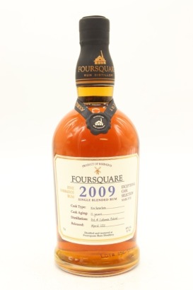 (1) 2009 Foursquare Rum Distillery 12 Year Old Exceptional Cask Selection Mark XVII Single Blended Rum, Barbados, 60% ABV