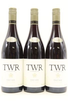(3) 2020 TWR Te Whare Ra Pinot Noir, Marlborough