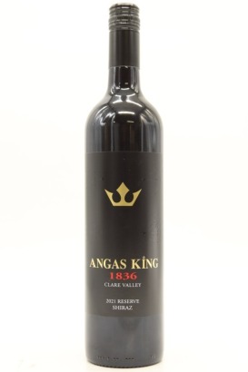 (1) 2021 Angas King 1836 Reserve Shiraz, Clare Valley