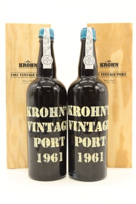 (2) 1961 Wiese & Krohn Vintage Port, 21% ABV [OWC]
