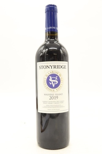(1) 2019 Stonyridge Vineyard Larose, Waiheke Island