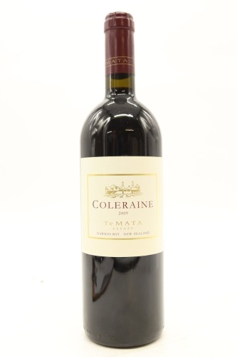 (1) 2009 Te Mata Estate Coleraine, Hawke's Bay [JR16.5]