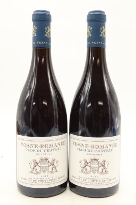 (2) 2011 Domaine du Comte Liger-Belair Vosne-Romanee Clos du Chateau Monopole, Cote de Nuits [JR17]