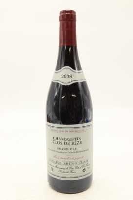 (1) 2008 Domaine Bruno Clair Chambertin-Clos de Beze Grand Cru, Cote de Nuits [RP95]