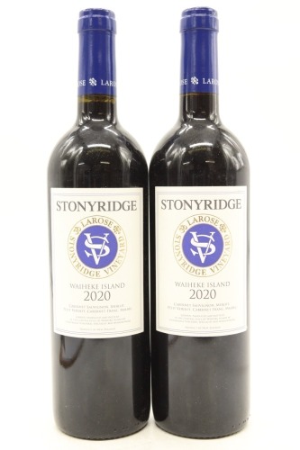 (2) 2020 Stonyridge Vineyard Larose, Waiheke Island