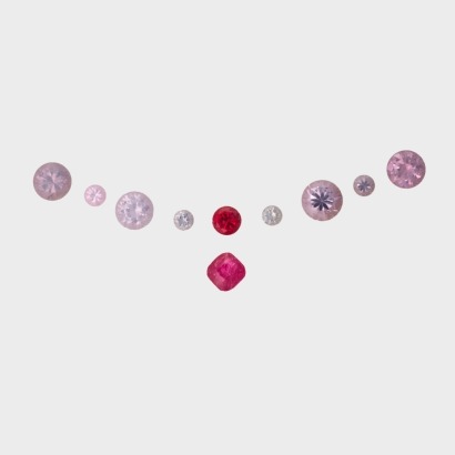 Parcel of Loose, 10 x Multi-Colour Round / Cushion Cut 2.99ct Spinel Stones