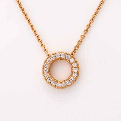 Pandora, 48cm Rose Gold Plated Necklace with Box