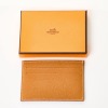 Herm&egrave;s, Gold Epsom Card Holder with Box, circa 2025 - 2