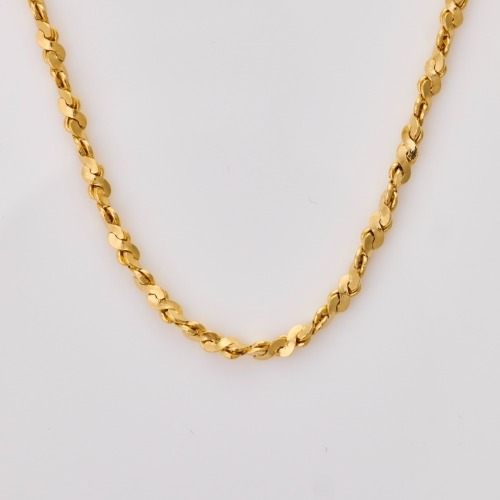 14ct Yellow Gold , 51cm Rope Style Chain