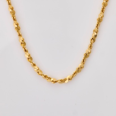 14ct Yellow Gold , 51cm Rope Style Chain