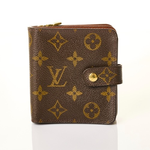 Louis Vuitton, Monogram Compact Zip Wallet