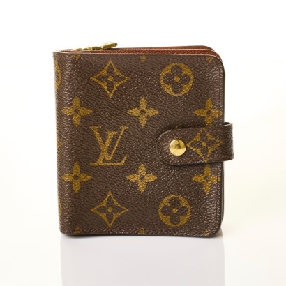 Louis Vuitton, Monogram Compact Zip Wallet