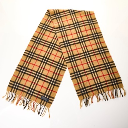 Burberry, 100% Cashmere Camel Scarf